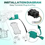 golf cart GCOR accelerator input sensor